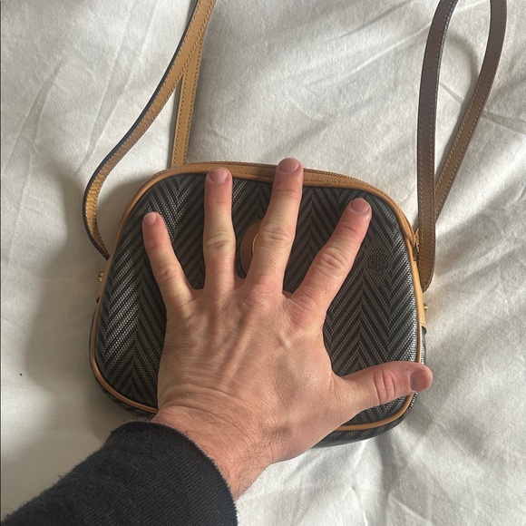 Mark Cross Elegant Black and Tan Crossbody Bag - Picture 10 of 10